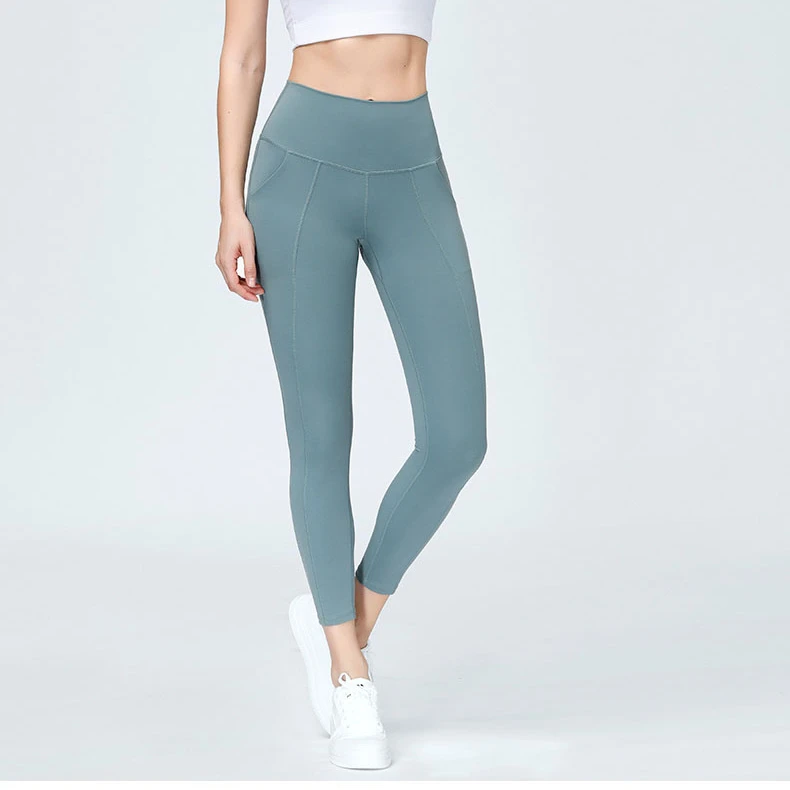 

Running Sports Cropped Trousers Fashionable Bodysuits Womens Yoga Pants Fitness