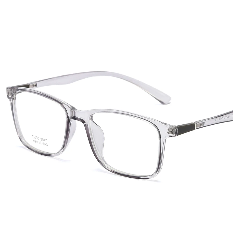 

RENNES [RTS] Cheap price men square eye protection transparent glasses fashion tr90 spectacle frame, Customize color