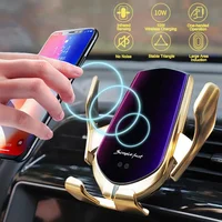 

10W Wireless Charger Smart Sensor Automatic Clamping Fast Charging Car Charger