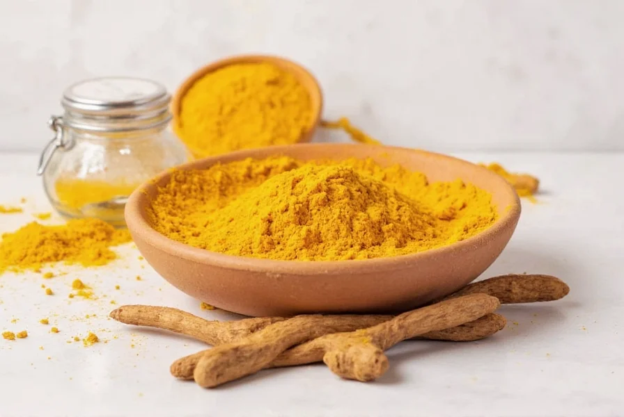 Healthy lifestyle with turmeric as one component