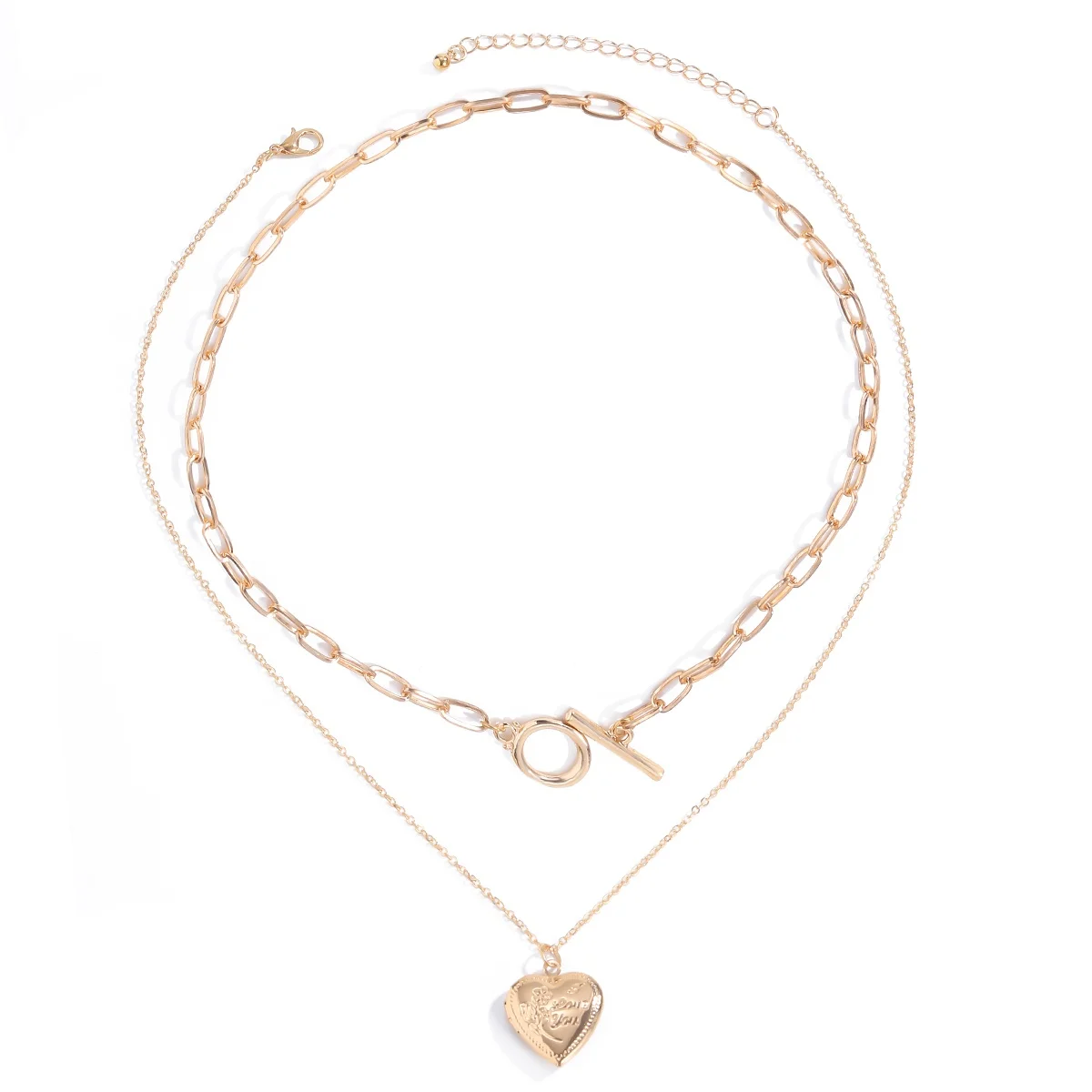 

Personalized metal hollowing out love ot personalized memorial necklace for women