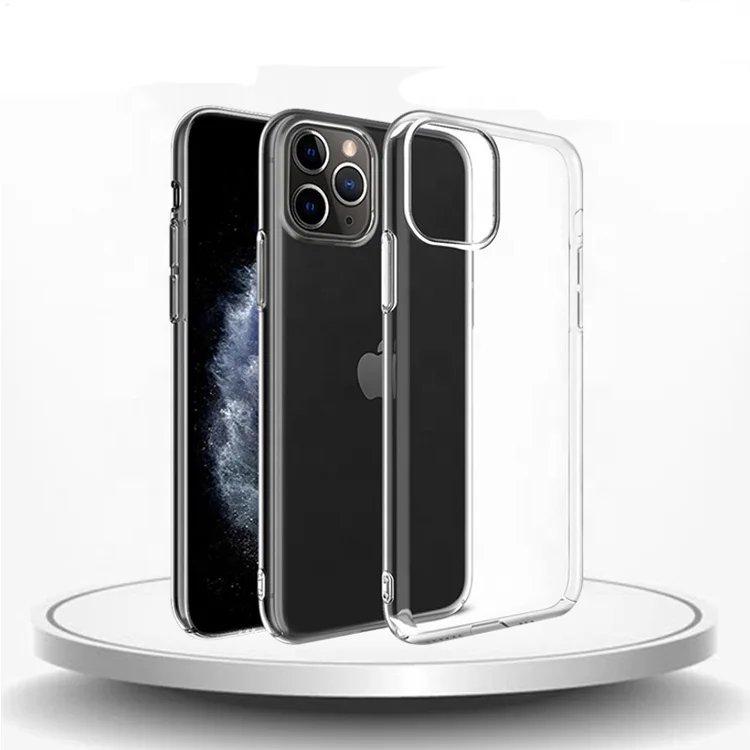

For iPhone 12 Case Clear Transparent TPU Back Cover Phone Cases For Iphone 11