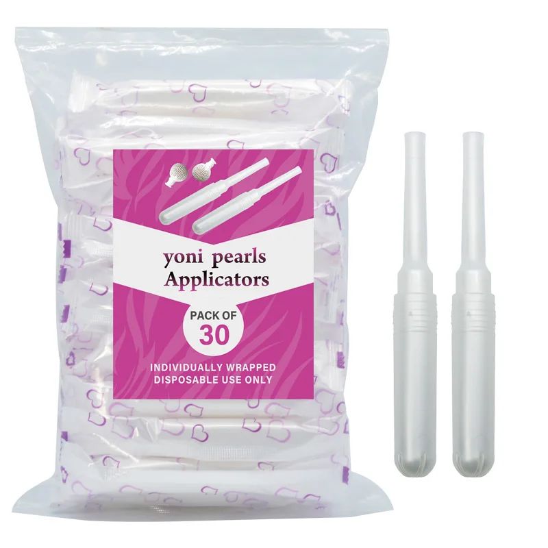 

Disposable use beautiful life tampon yoni detox pearls applicator