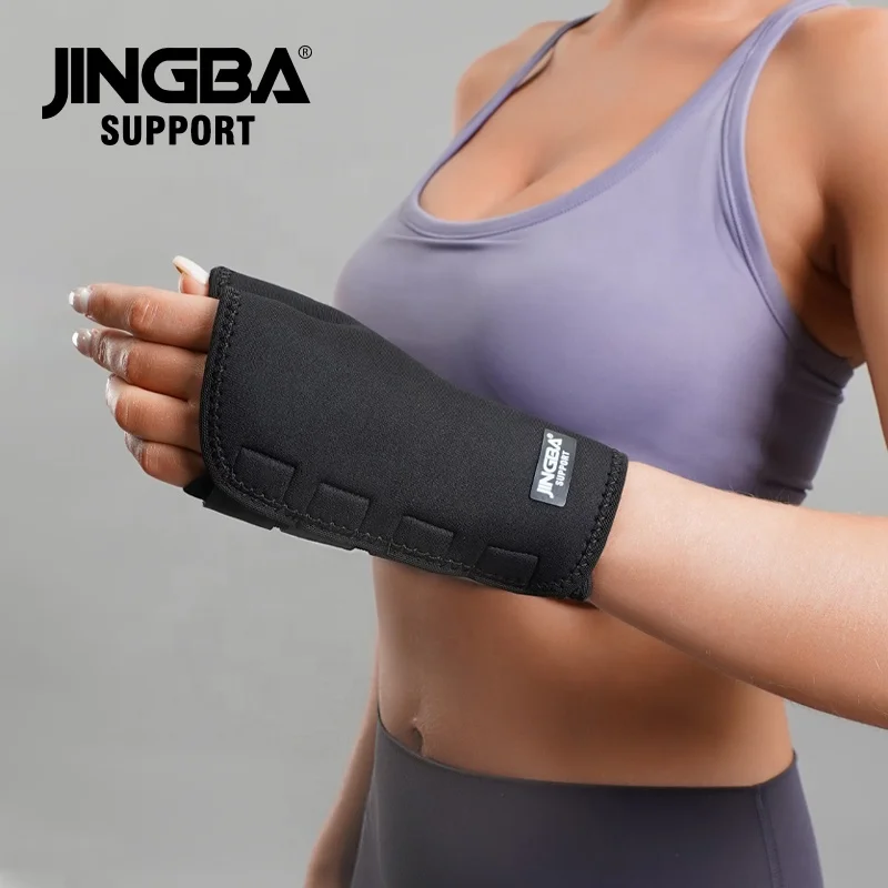 

JINGBA Wholesale Medical Wrist Brace Adjustable Wrist Support Brace with Splints Pain Relief for Men&Women Fitted Wrist Brace