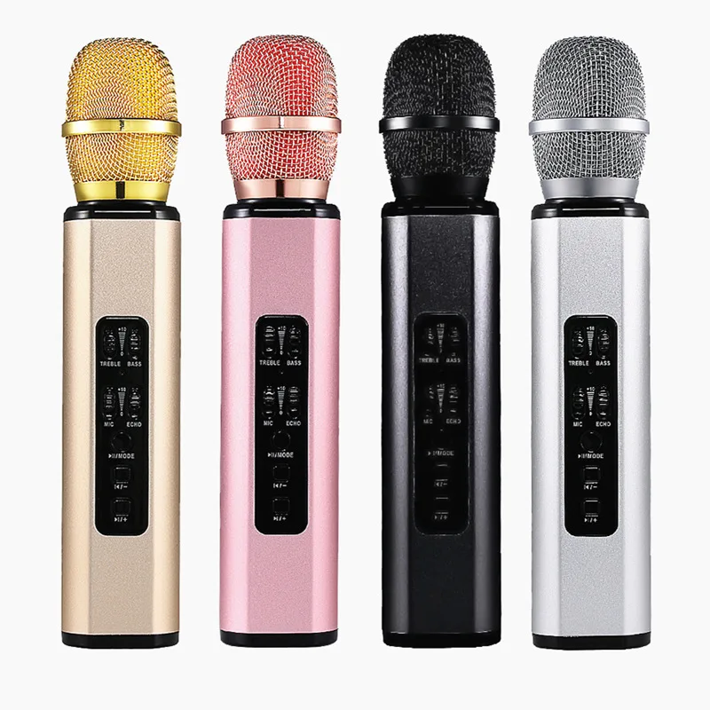 

High Quality K6 Karaoke Microphone Wireless Handheld Speaker Mic Microphone