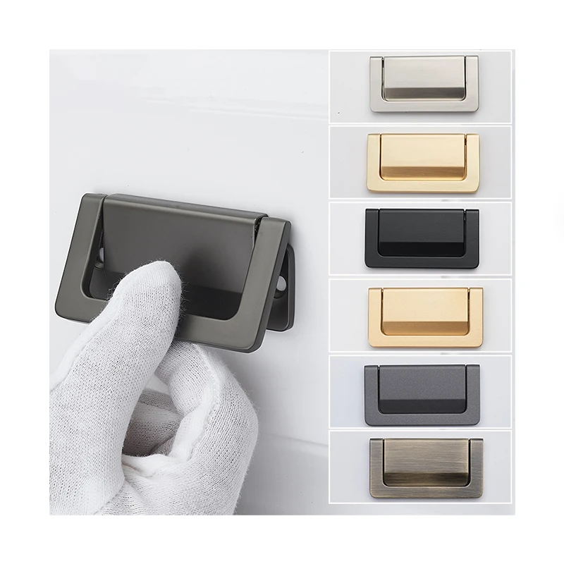 Modern Gold Finish Drawer Cabinet Handle Kitchen & Bedroom Dresser Door Pulls Office Use