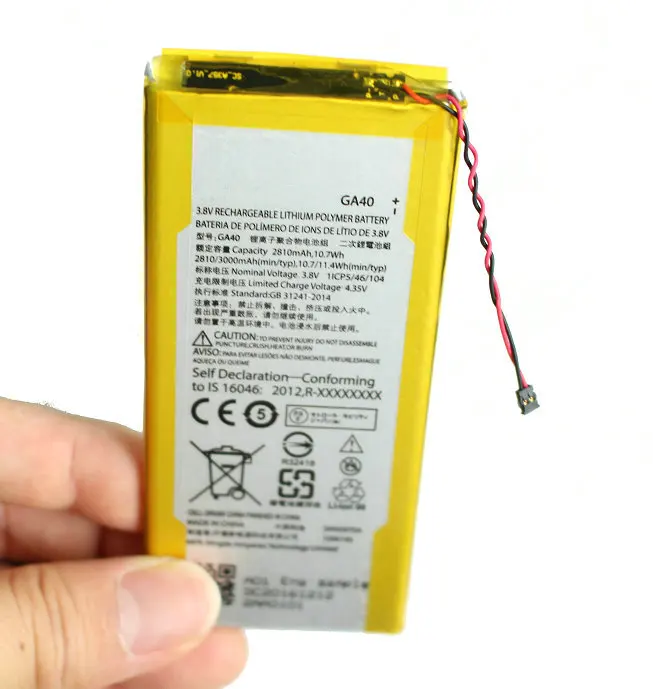 

UN38.3 MSDS Original GA40 battery for Motorola Moto G4 Plus digital battery