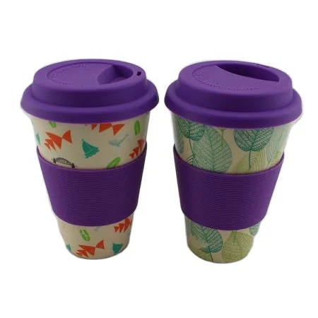 

MIKENDA Eco-Friendly single wall Bamboo fiber coffee cup