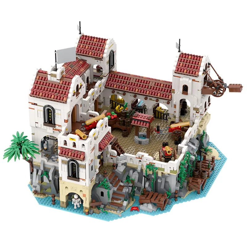 

MOC-49155 Eldorado Fortress Pirates of Barracuda Bay Pirate Series Building Blocks Bricks Kids DIY Toy