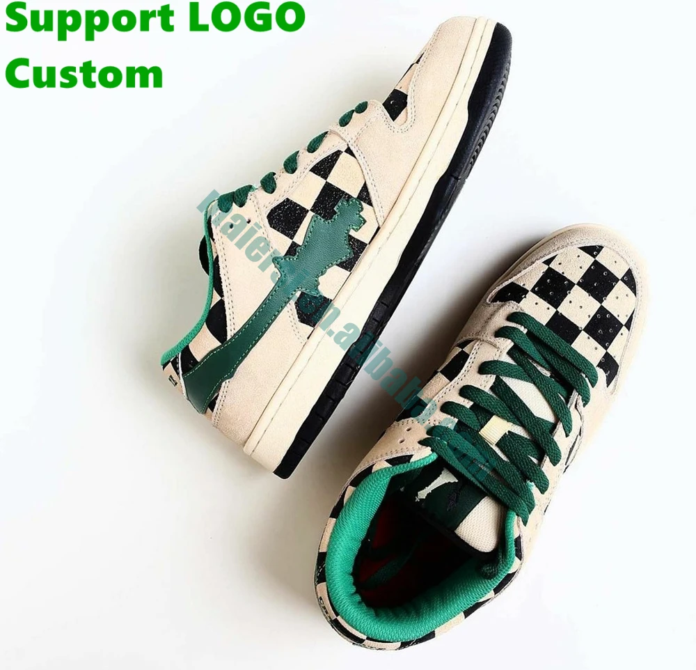 

High end custom factory design wholesale high quality leather sb dunks basketball shoes custom logo, Any