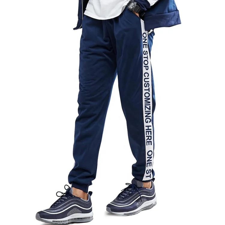 
Custom Latest Design Mens Slim Gym Training Plain Fitted Tracksuit 