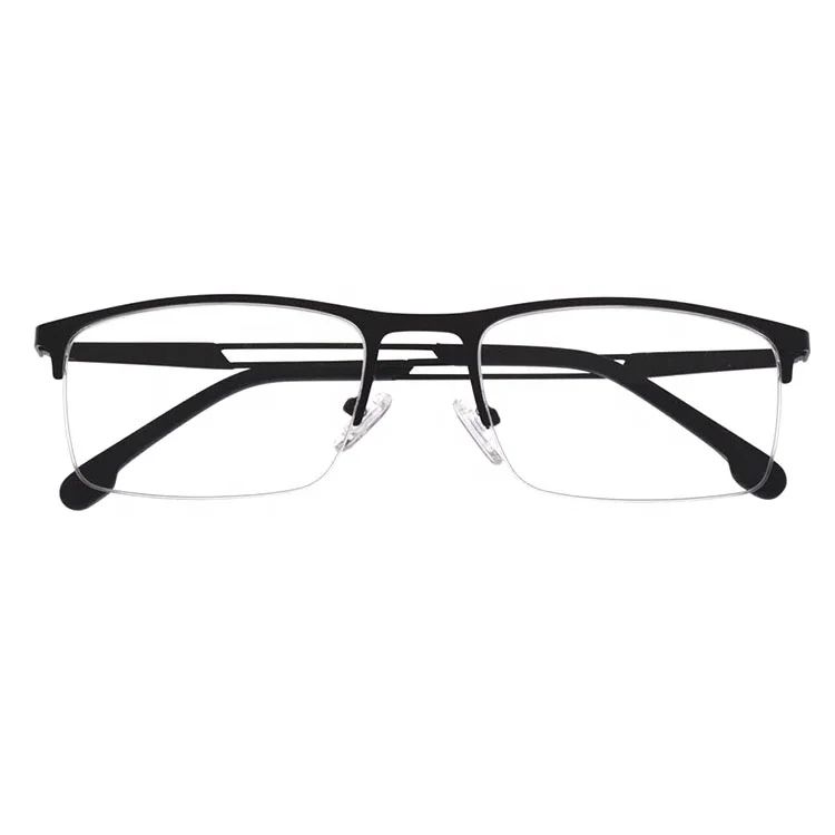 

Half Frame Gun Metal Color Anti Glare and Scratch Blue Light Blocking Glasses