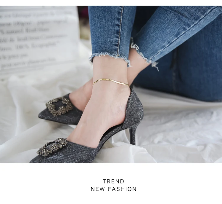 

Women Minimalist Vintage Body Jewelry Foot Chain Anklets Herringbone Anklet
