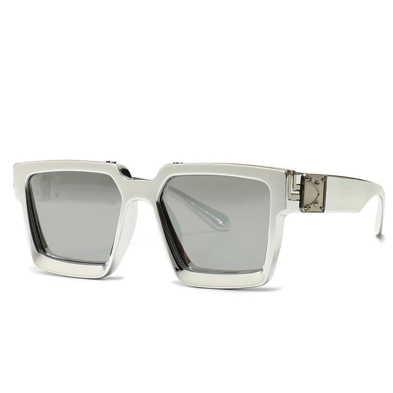 

86629 designer square sunglasses trendy brand black sun glasses for men women fancy UV400 gafas de sol