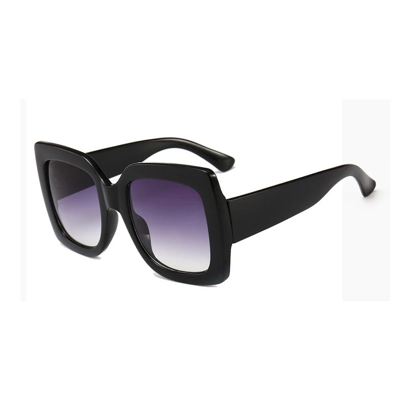 

2021 fashion Big Square Sunglasses Women UV400 Retro Designer Sun Glasses occhiali da sole river, Picture shows