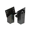 Black Powder Coating Elevator 4 x 4 Steel Blind Post Platform Brackets