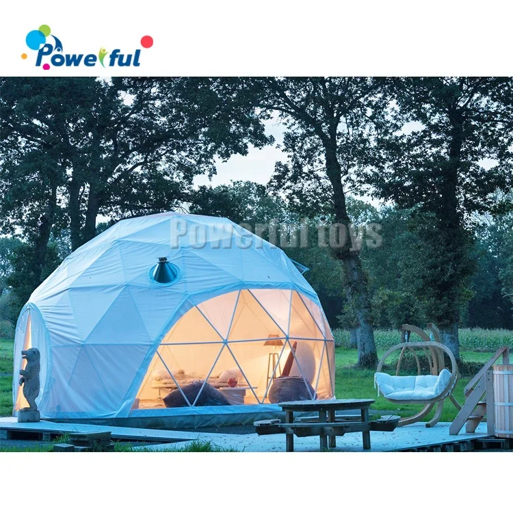 Giant steel dome tent steel structure frame igloo