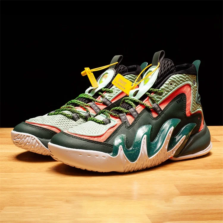 

Factory high quality male shoes brand sport basketball style shoes sport shoes men 2021, Black/green, white/green, orange