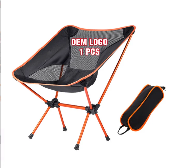 

Factory Outdoor Portable Lightweight Moon Camping Chair Fordable Beach Chair For Adults