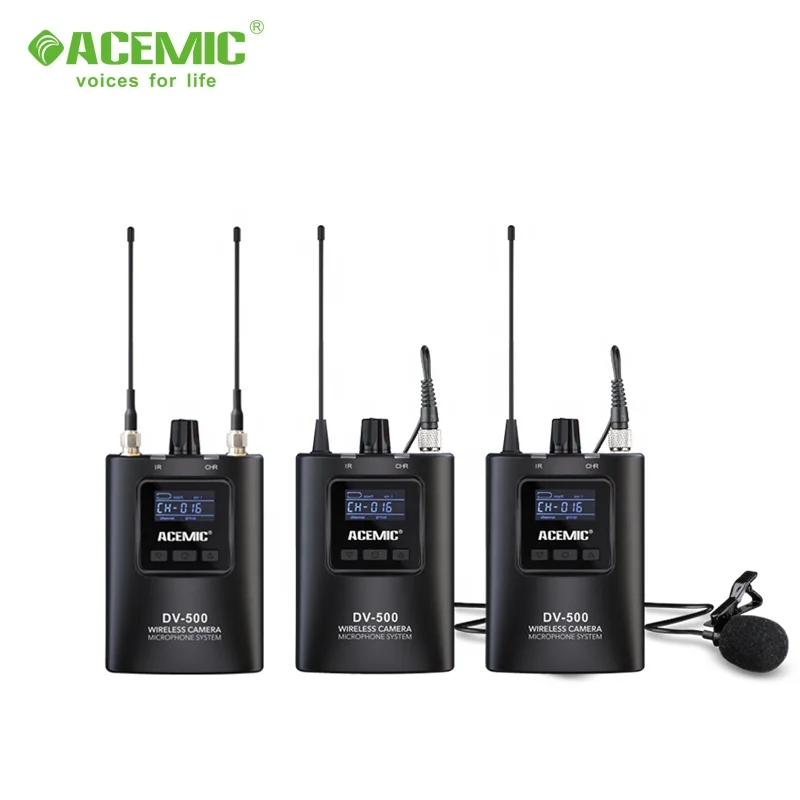 

Lavalier Lapel Microphone For Android Smart Phone Dslr Camera Headset Mic Wireless