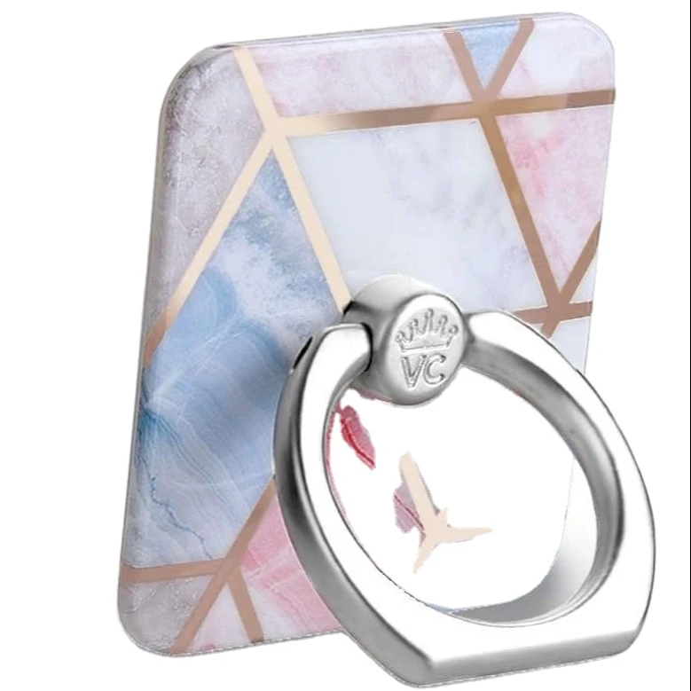 

Dropshipping Cell Phone Ring Holder - Improves Phone Grip Compatible with iPhone, Galaxy and Most Cases-Geometric Marble