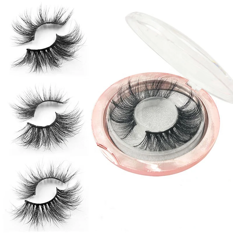 

Y OEM Siberia mink fur 25mm 5D false eyelashes fluffy flexible soft comfortable three-dimensional Mirky cruel-free vegan, Natural black