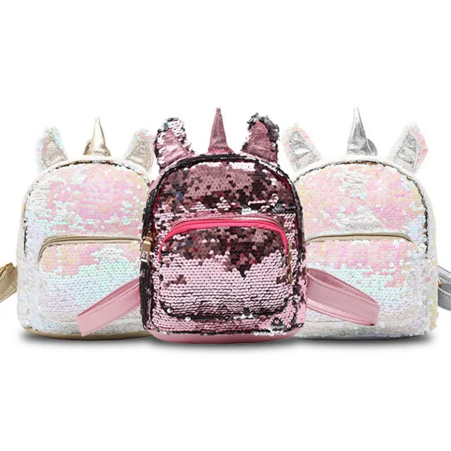 

Hot Sale lovely sequins backpack fashion blingbling bags, Blue