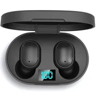 

Handfree E6S Wireless Bluetooth 5.0 Stereo TWS Earbuds For Samsung iPhone Earphone JBL AKG With LED Display