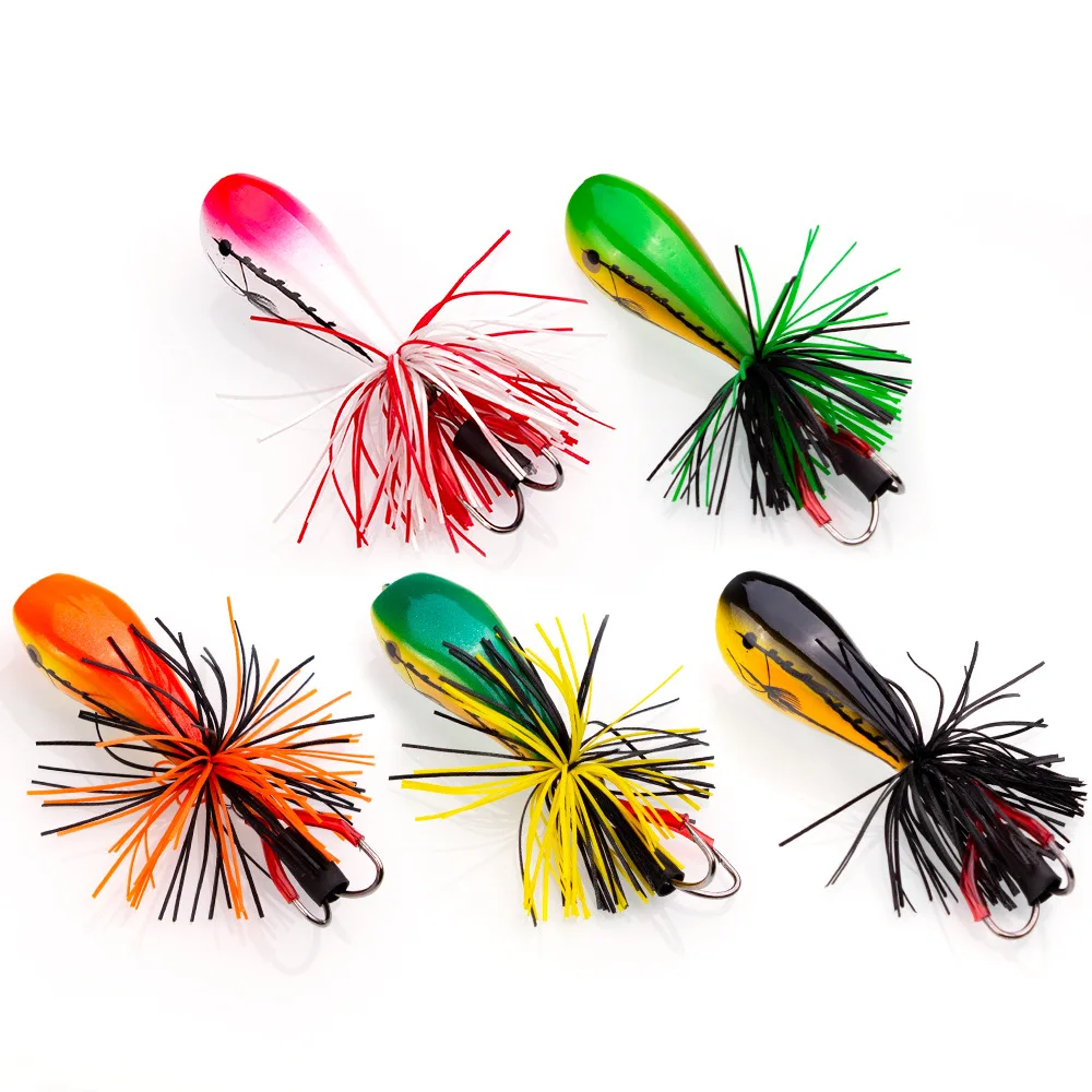 

5.5cm 9g ABS Plastic Lifelike Freshwater Saltwater Fishing Casting Hard Popper Lures, 8 colors