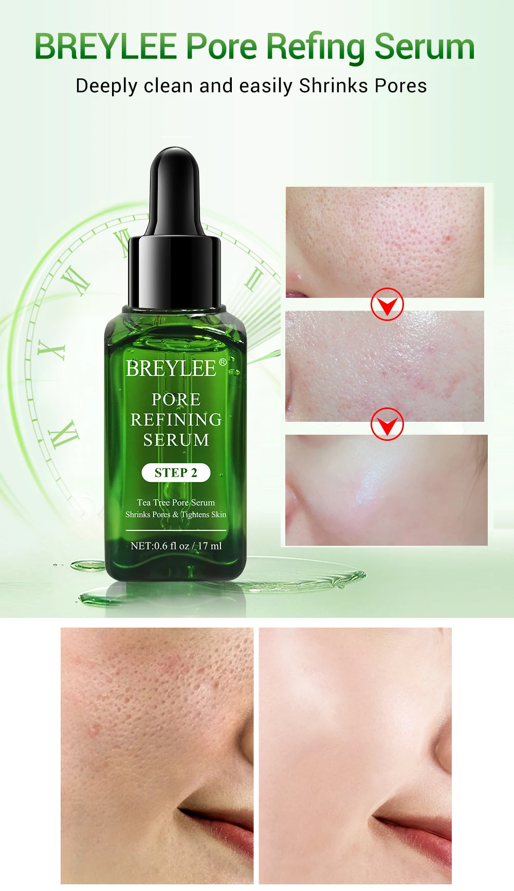 serum to minimize pores