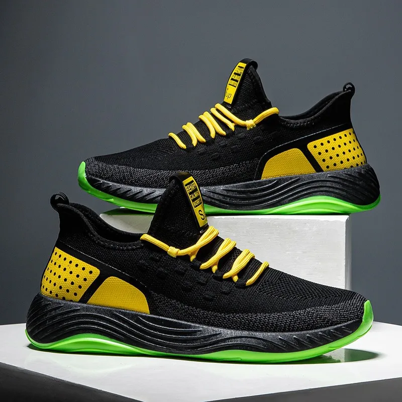 

China wholesale fashion Sneakers for Men Casual Comfortable breathable Athletic jogging Running EVA Sports Shoes