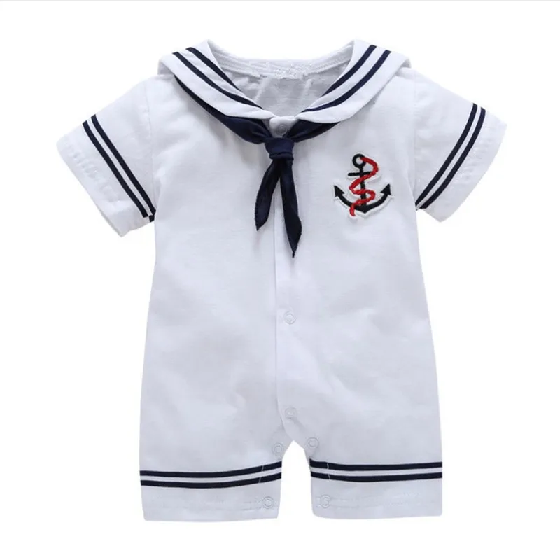 

Kids Baby Boy Girl New Anchor Sailor Romper Jumpsuit Bodysuit Clothes Outfit