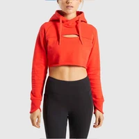 

Crop Top Bulk Hoodies Women Printed Design Pink Pullover Sweatshirts