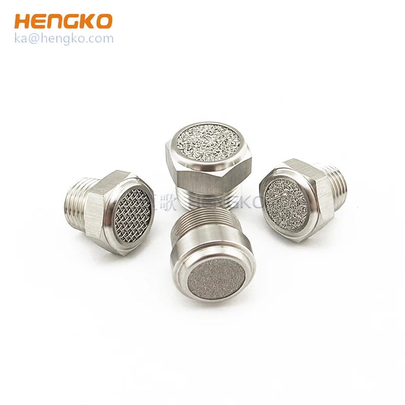 
sintered Brass stainless steel flat-top muffler 