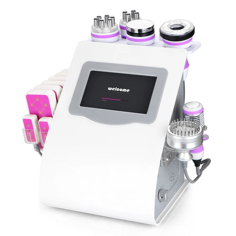

New Beauty Machine Fat Reducing Ultrasound Cavitation 9 In 1 Cavitation 40k Device