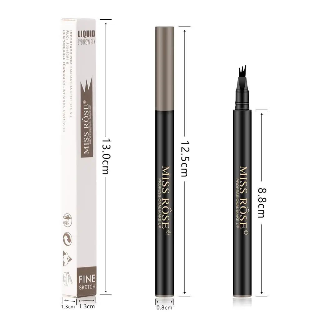 

Micro-carved Liquid Trifurcation Quadruple Eyebrow Pencil Brown Own Brand, 3 regular colors