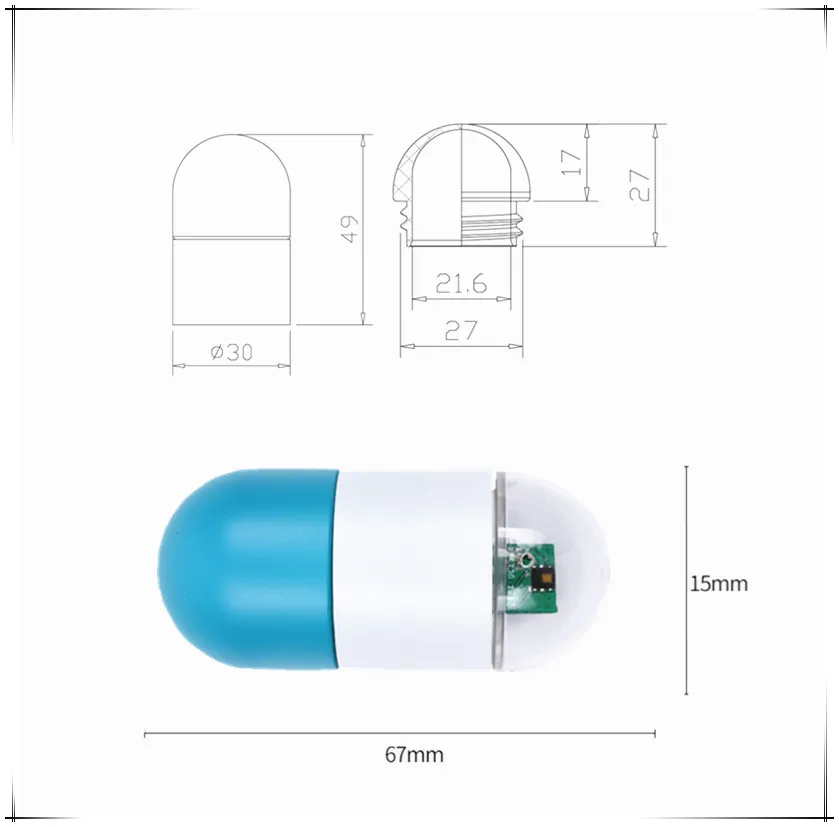 Lora Node ASR650x ASR6501 SX1262 BH1750 868 915MHZ - ANKUX.COM