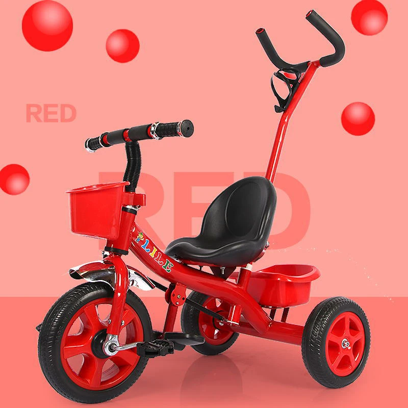 

Low price wholesale children's tricycle balance bike multifunctional trolley with baby artifact, Customized