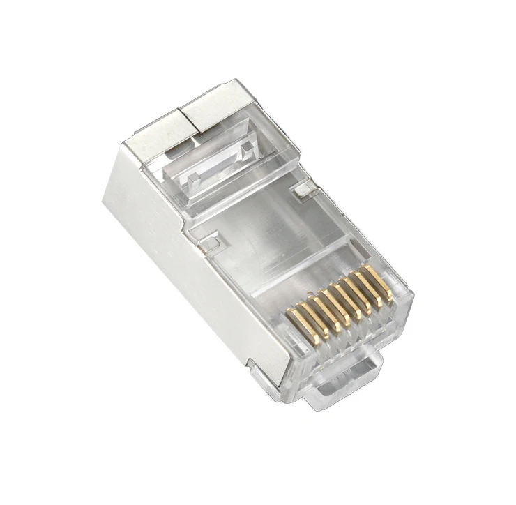 

RJ 45 8P8C Pc Shielded Stp Ftp Cat6 Network Ethernet Male Modular Plug Cat6A Rj45 Connector