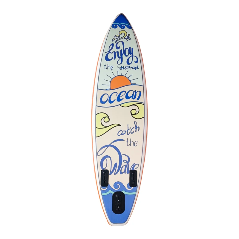 

2021 Best Selling Hawaiian style pattern paddle board China factory supply surf board with high quality, Customized color