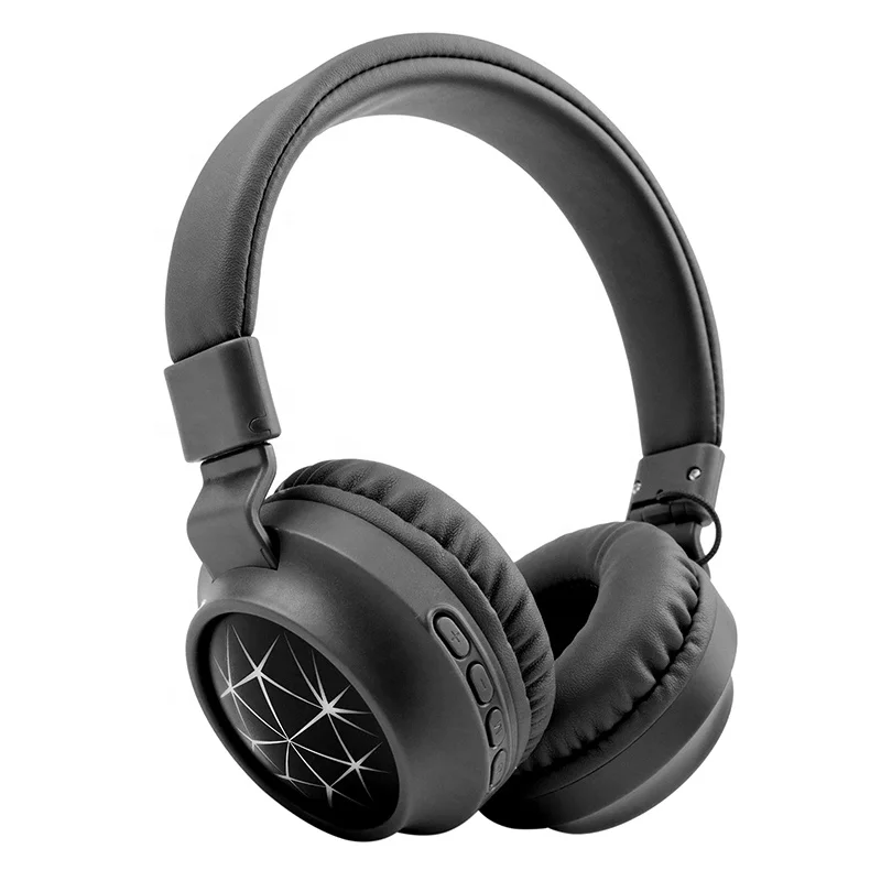 

Glowing LED Light Headphones Private Label Microphone BT Headset luminous earphones
