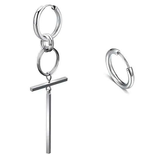 

Various Styles Irregular Earrings Silver Plated Pendant Earrings for Women