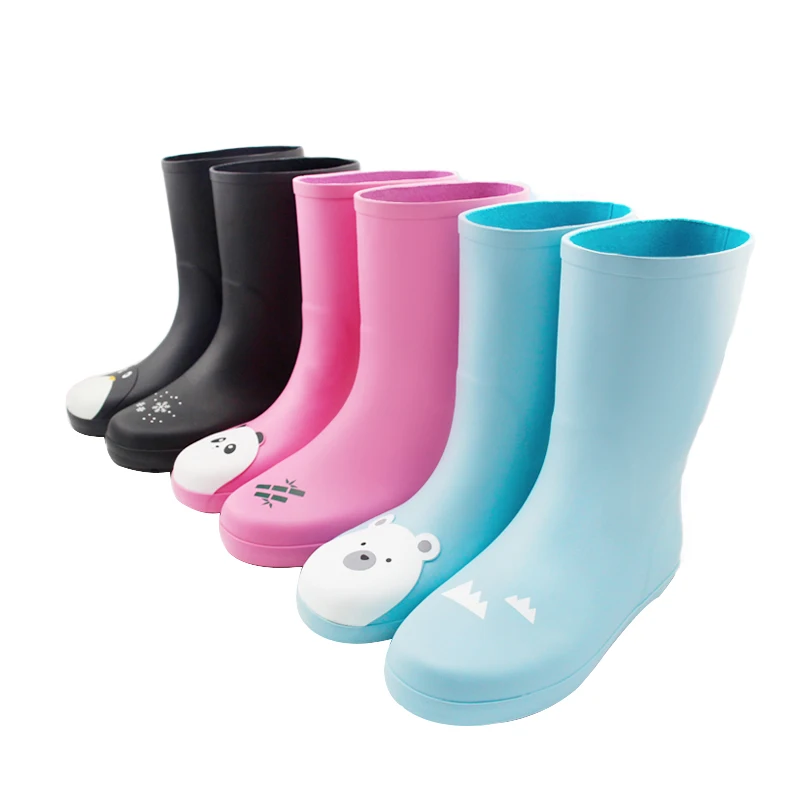 

OEM ODM ASTM CE Custom design Cute kawaii rubber rain Boots for kids Waterproof boots child big kid children at rainy Day