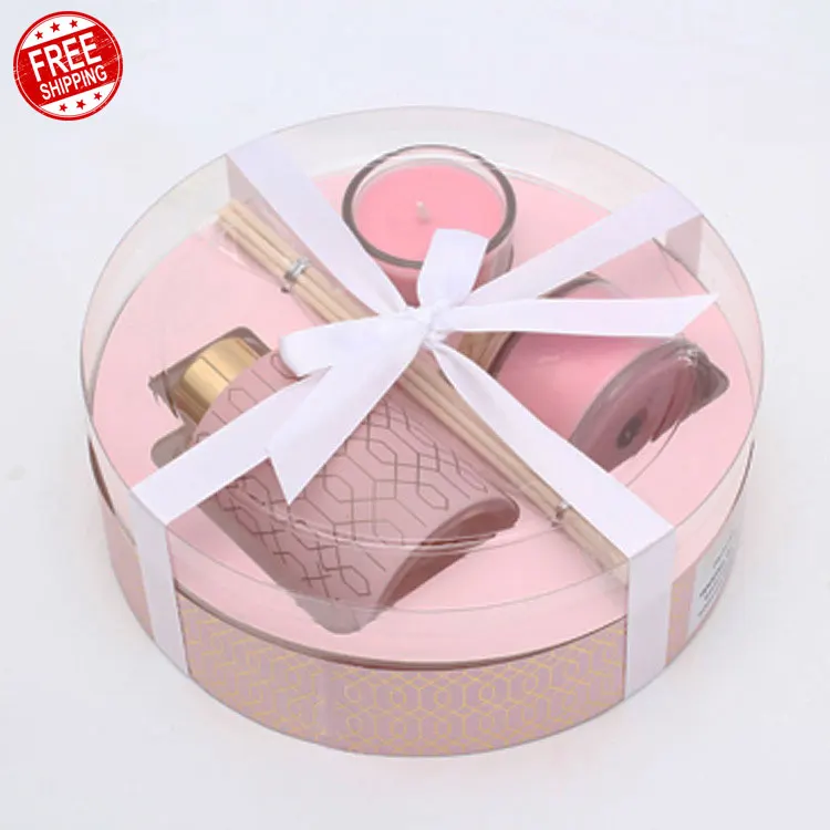 

Cheap Small Private Label Luxury decorative aromatherapy candle gift set scented