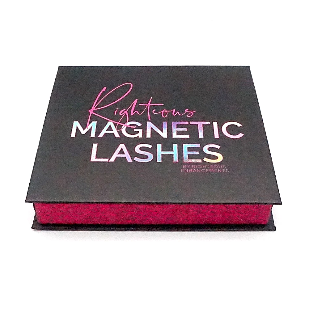 

Custom eyelash packaging magnetic mink eyelashes, Natural black