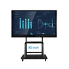 Factory price 85 inch flat panel multi touch screen optical interactive whiteboard for teaching/meeting/training