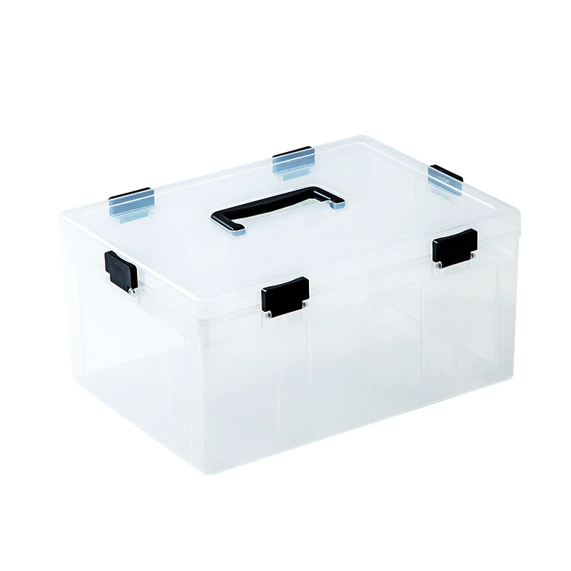 Large Capacity Storage Box for Children's Toy Building Blocks Plastic Build Blocks Container Home Sundries Toys Organizer