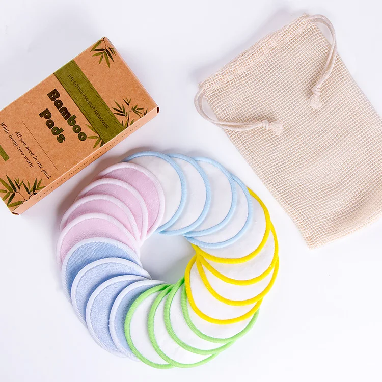 

Customized 8cm Blue Stretch Eco Friendly Bamboo Oem Organic Cotton Pads For Women, Reference color card