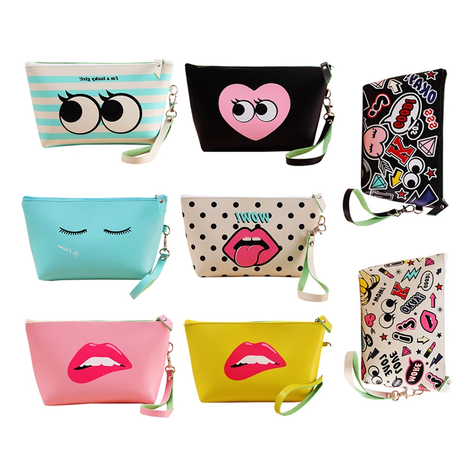 

wholesale cheap Cosmetic Bag Makeup Bag Cosmetic case summer Dumpling Large clutch Packages women Waterproof bag, Customized color