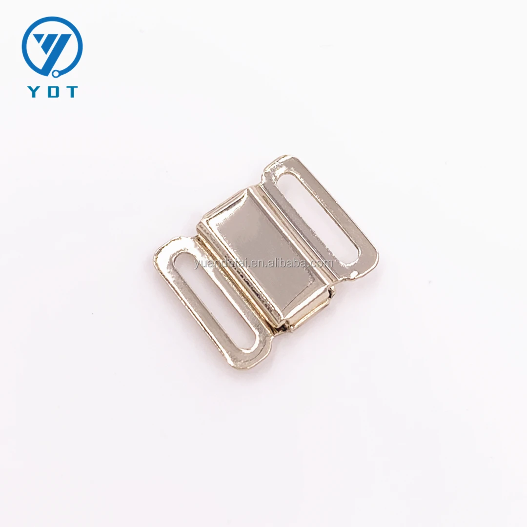 

Wholesale Rectangular Magnetic Buckle 9/12/15/16//18/20 MM/Customized sizes for Horsewear Metal Front Closure Snap for Garment, Silver/customized